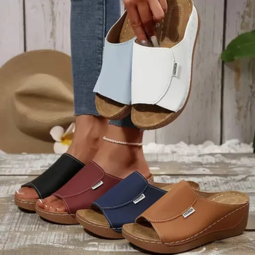 Sandales ouvertes confortables et respirantes – Marche légère et pieds aérés tout l’été
