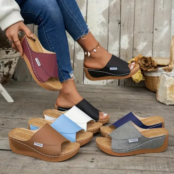 Sandales ouvertes confortables et respirantes – Marche légère et pieds aérés tout l’été