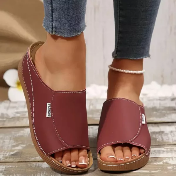 Sandales ouvertes confortables et respirantes – Marche légère et pieds aérés tout l’été