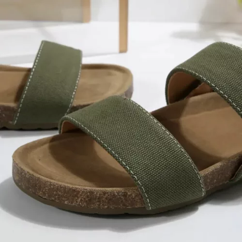 Sandales tissu léger voûte plantaire