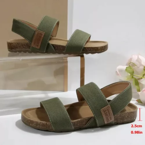 Sandales tissu léger voûte plantaire