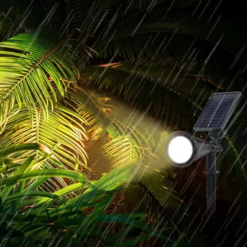 Spot lumineux solaire autonome fête de nuit – Éclairez vos soirées d’extérieur sans électricité, ambiance magique garantie