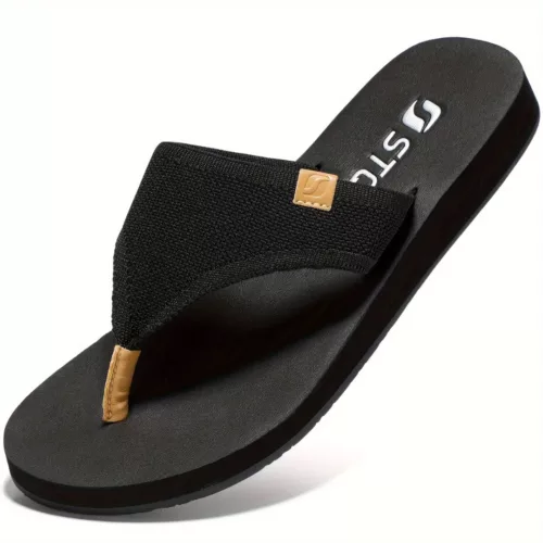Tongs femme semelle épaisse confort – Marche légère et stylée – Idéales pour l'été et les pieds sensibles