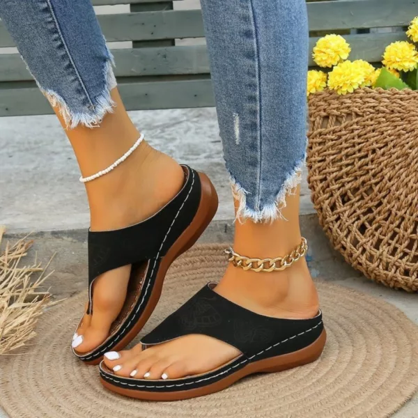 Tongs orthopédiques femme confort été – soulage les douleurs plantaires et procure un maintien idéal tout l'été