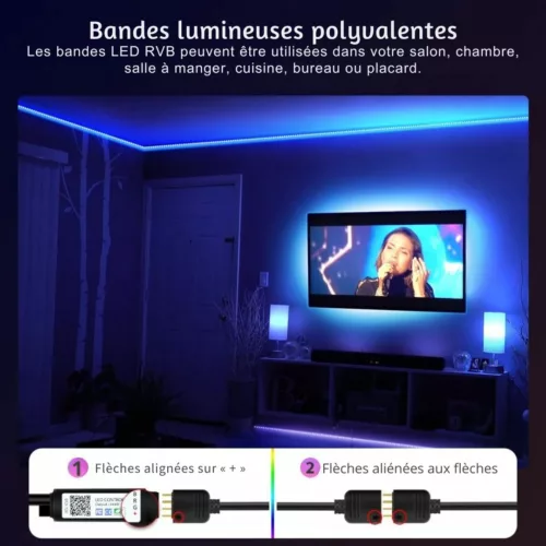 Tube led multicolore pour piste danse extérieure – Ambiance festive garantie en plein air – Éclairage étanche & design captivant