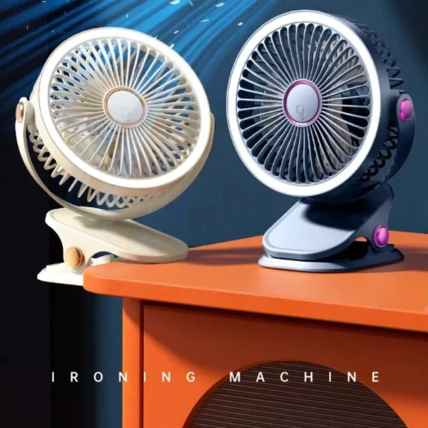 Ventilateur de table lumineux pour terrasse