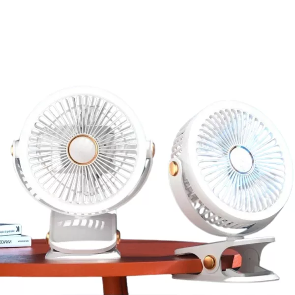 Ventilateur de table lumineux pour terrasse
