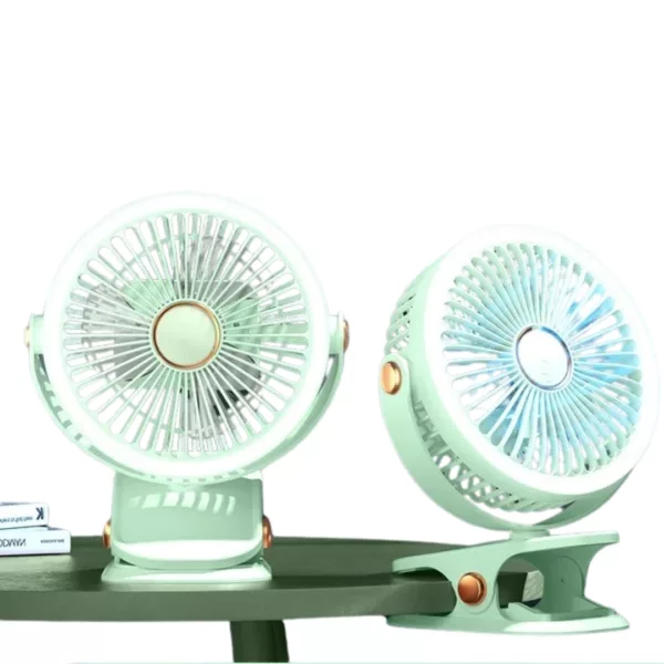 Ventilateur de table lumineux pour terrasse