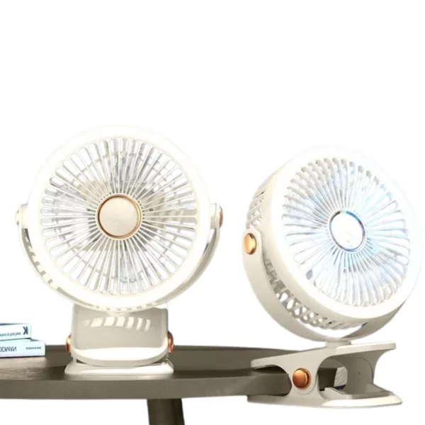 Ventilateur de table lumineux pour terrasse
