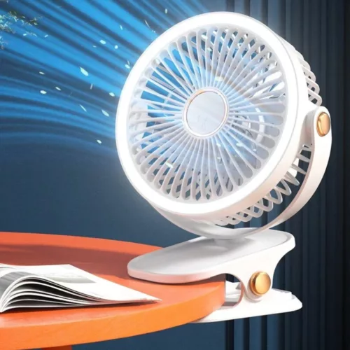 Ventilateur de table lumineux pour terrasse
