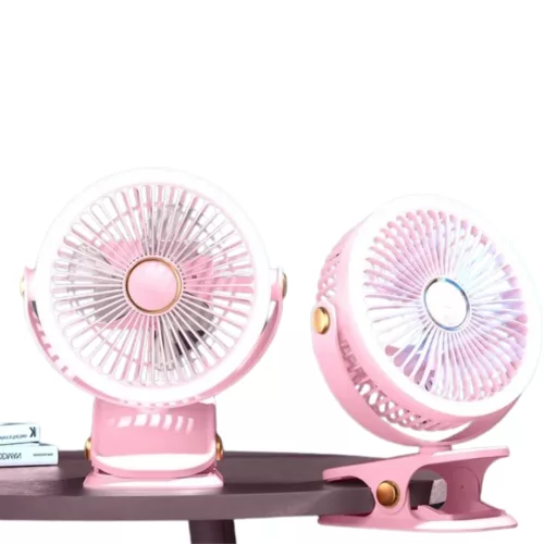 Ventilateur de table lumineux pour terrasse