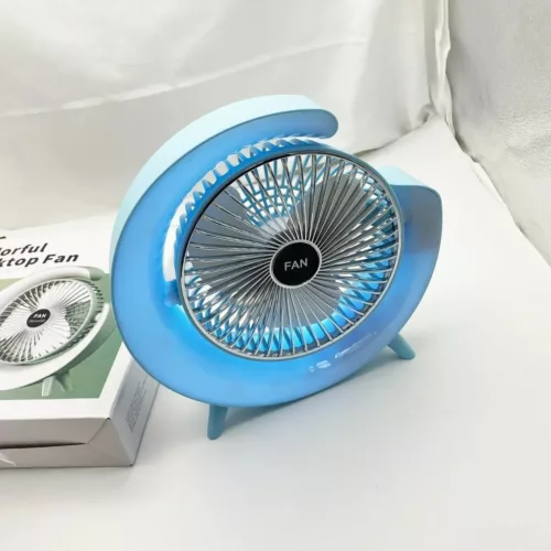 Ventilateur led coloré portatif ambiance jardin – rafraîchit en été avec style – idéal terrasses & soirées extérieures