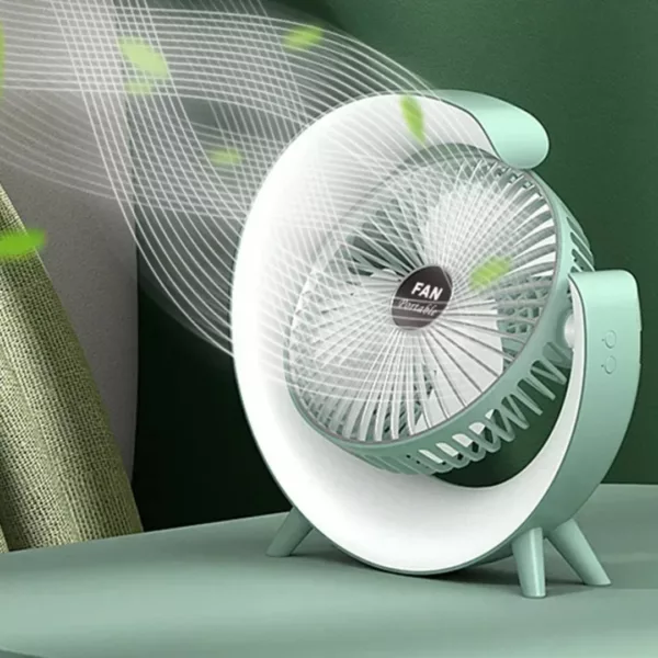 Ventilateur led coloré portatif ambiance jardin – rafraîchit en été avec style – idéal terrasses & soirées extérieures