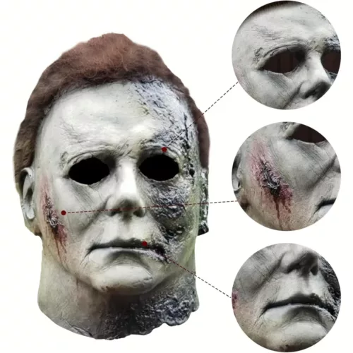 Masque Michael Myers latex intégral avec couteau – Déguisement Halloween 1978
