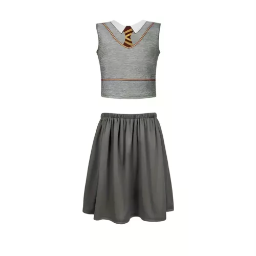 Déguisement Hermione Granger fille – robe sorcière Gryffindor avec accessoires