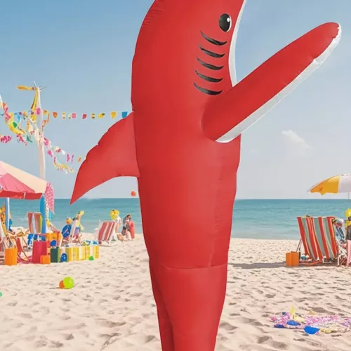 Costume requin gonflable adulte – déguisement original pour soirées et événements