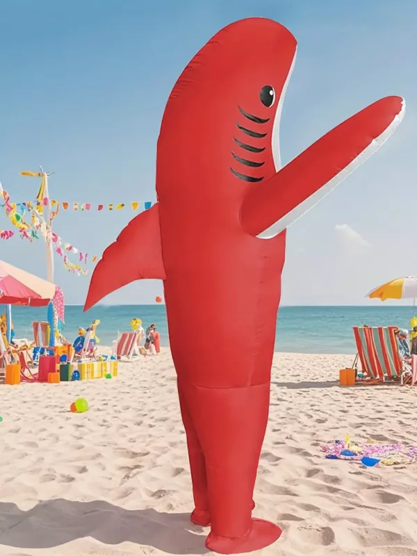 Costume requin gonflable adulte – déguisement original pour soirées et événements