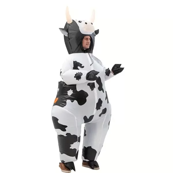 Costume gonflable adulte vache amusante – déguisement Halloween ou fête
