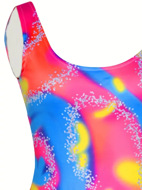 Déguisement femme années 80 – ensemble fluo avec veste et legging rétro
