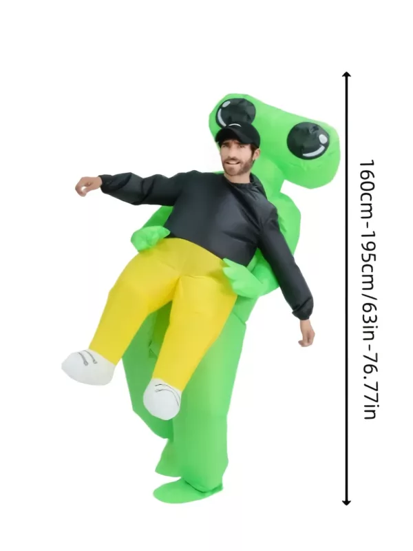 Costume gonflable extraterrestre adulte – idéal Halloween et fêtes costumées