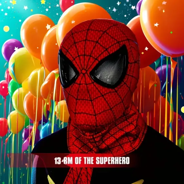Masque intégral Spider-Man 3D pour cosplay – style réaliste et confortable