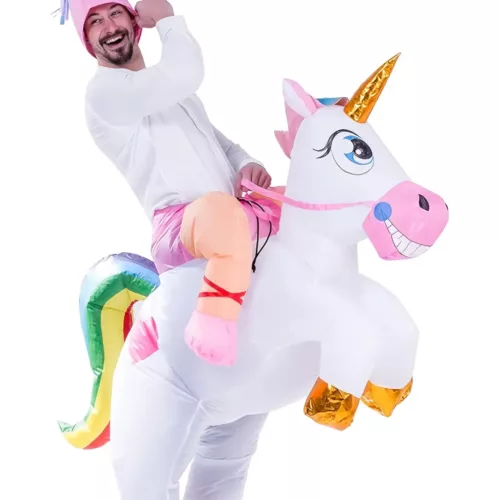 Costume gonflable licorne adulte – déguisement original pour soirée ou carnaval