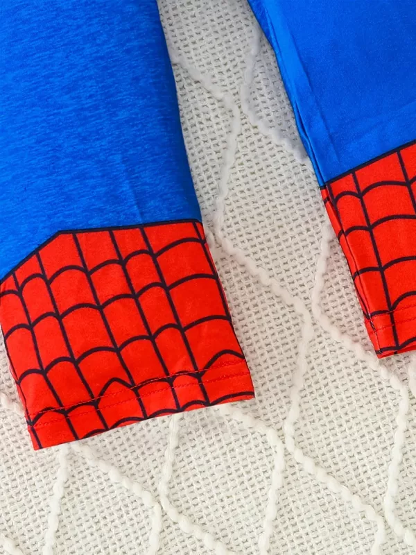 Combinaison bébé Spider-Man à capuche – tenue cosplay douce pour Halloween