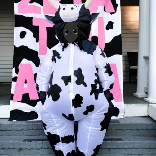 Déguisement vache gonflable pour adolescent – costume original et fun