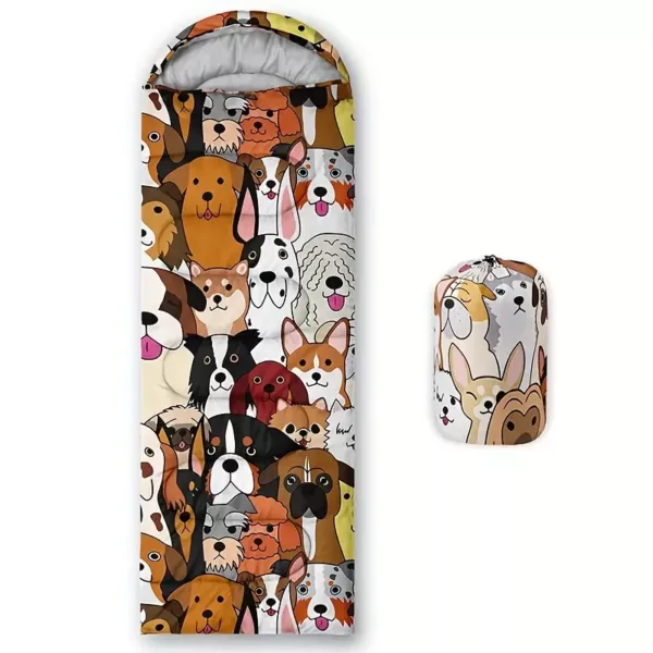 Sac de couchage pour chien portable et chaud – idéal pour camping et randonnée