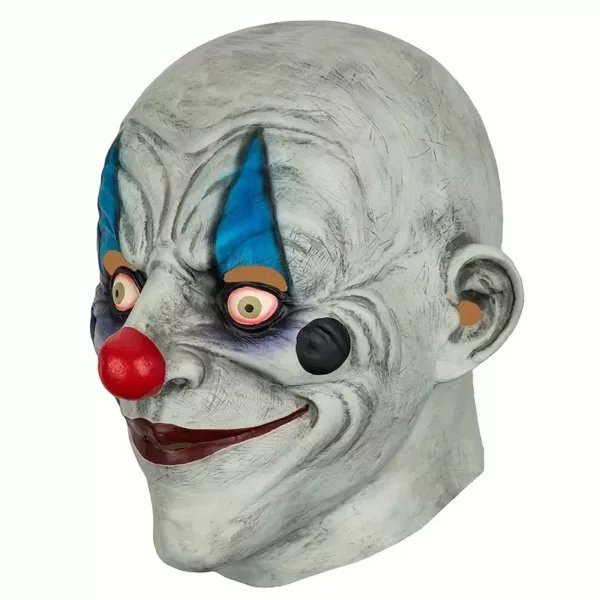 Masque clown effrayant en latex – accessoire réaliste pour Halloween ou cosplay
