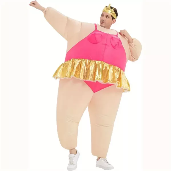 Déguisement gonflable danseuse de ballet adulte – costume humoristique original