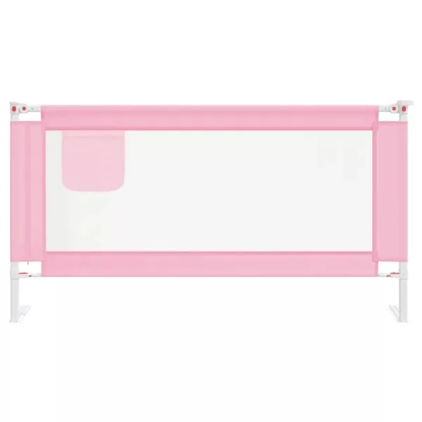 Barrière de sécurité lit bébé anti-chute avec tissu respirant – installation facile