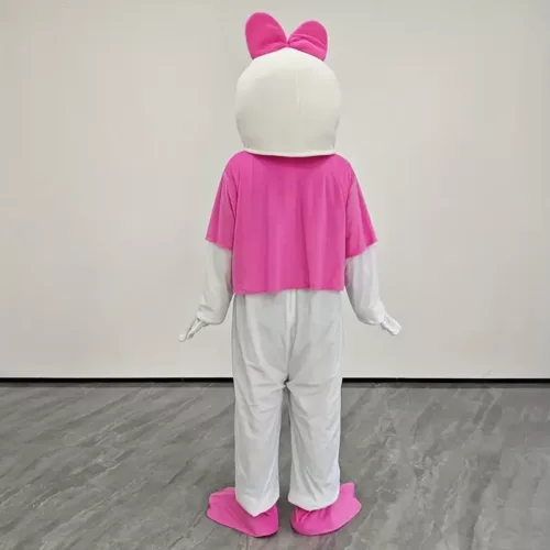 Costume mascotte Daisy Duck adulte – déguisement peluche style Disney
