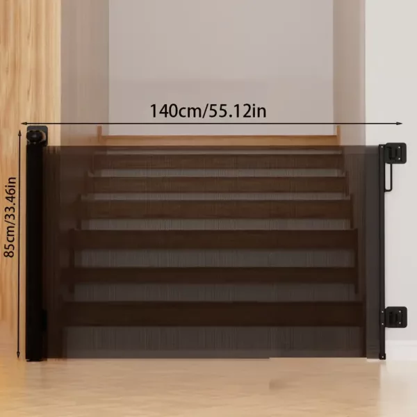 Barrière de sécurité extensible sans perçage – pour bébé et animaux, usage intérieur