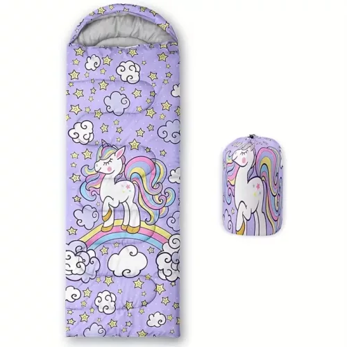 Sac de couchage licorne doux et original – idéal pour enfants et soirées pyjama