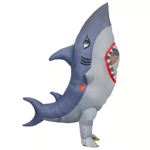 Costume gonflable requin style anime pour adulte – déguisement original et fun