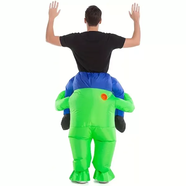 Déguisement gonflable alien adulte – costume fun alimenté par USB ou piles