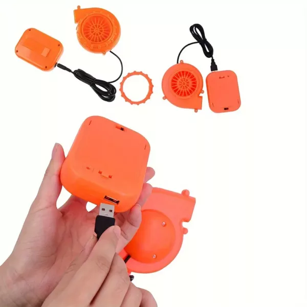 Déguisement gonflable alien adulte – costume fun alimenté par USB ou piles