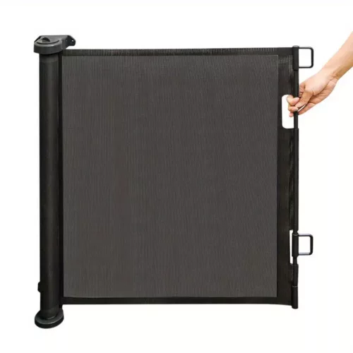 Barrière de sécurité rétractable pour enfant – montage mural facile