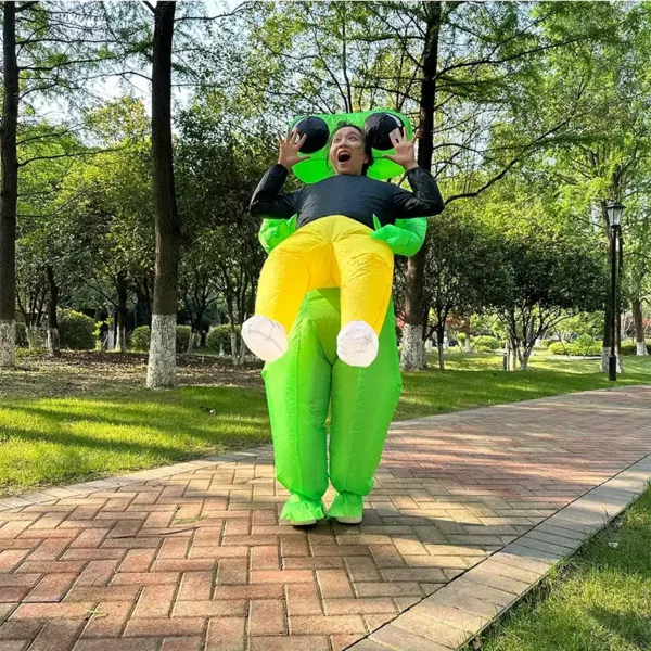 Costume gonflable homme extraterrestre drôle – effet porté surprenant