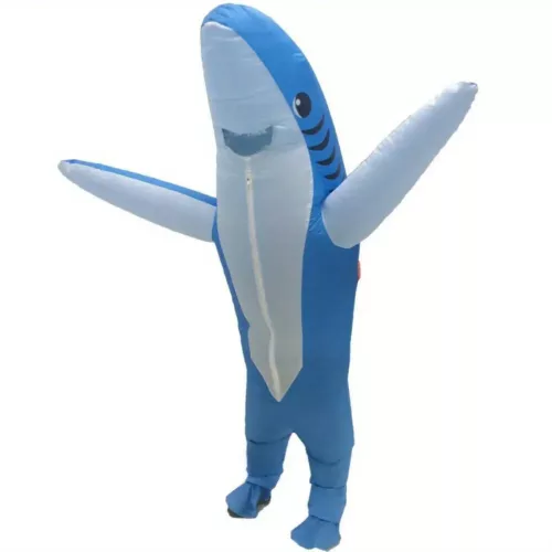 Costume gonflable requin adulte – Déguisement original Halloween réaliste