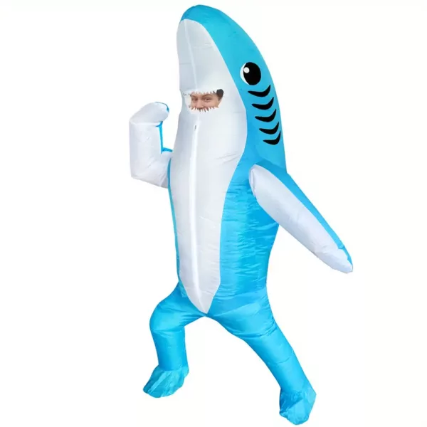 Costume gonflable requin adulte – Déguisement original Halloween réaliste