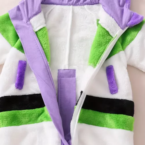 Combinaison bébé en peluche ultra douce – avec capuche et fermeture zippée