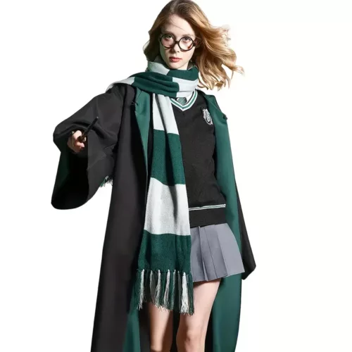 Déguisement sorcier adulte Harry Potter – robe, baguette, chapeau et accessoires