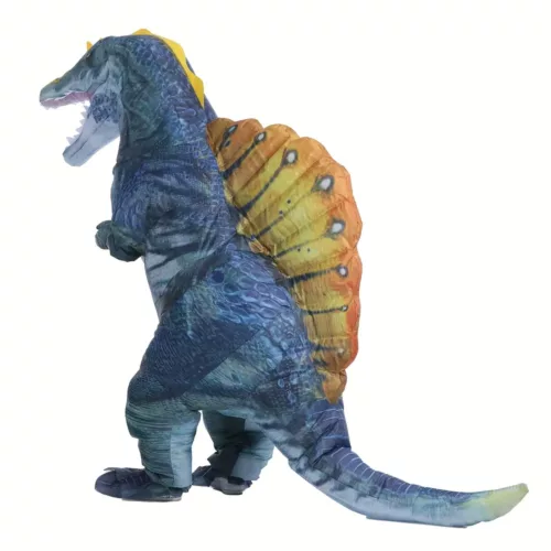 Costume dinosaure gonflable adulte avec ventilateur intégré – style stégosaure