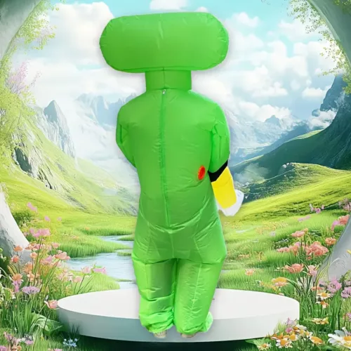 Déguisement gonflable alien porté enlevé – costume drôle adulte fête