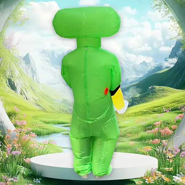Déguisement gonflable alien porté enlevé – costume drôle adulte fête