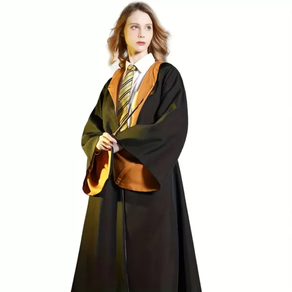 Déguisement sorcier adulte Harry Potter – robe, baguette, chapeau et accessoires