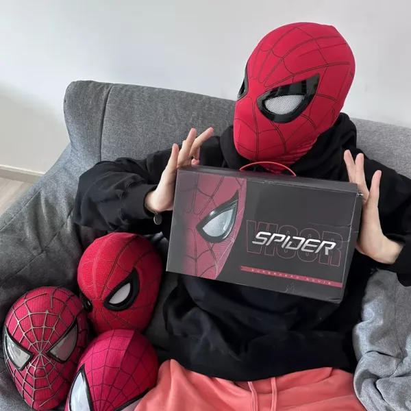 Masque super-héros respirant avec yeux ajustables – accessoire cosplay réaliste