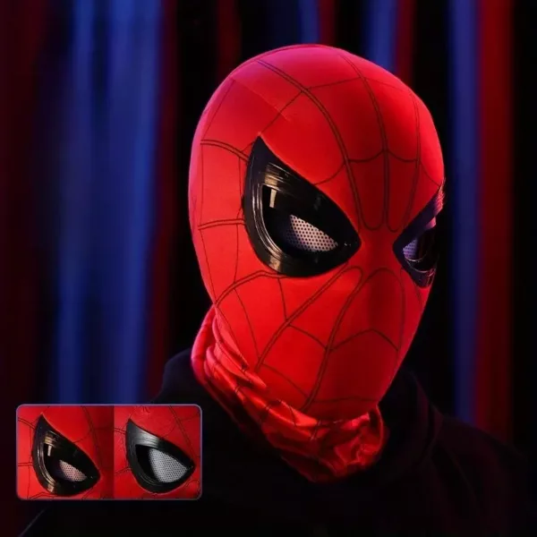 Masque Spider-Man lumineux officiel – Accessoire cosplay confort et fun